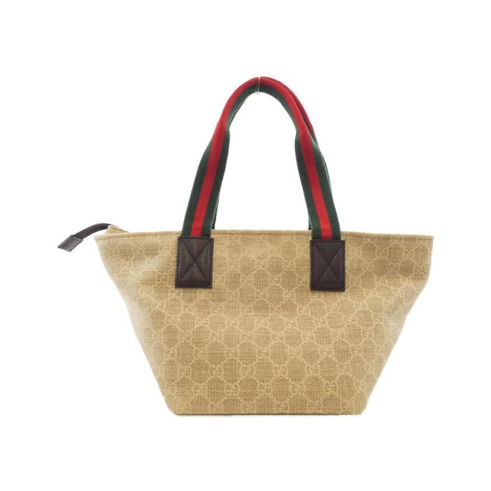 Gucci Canvas canvas monogram Bag Web GG green red Tote beige Red Tan